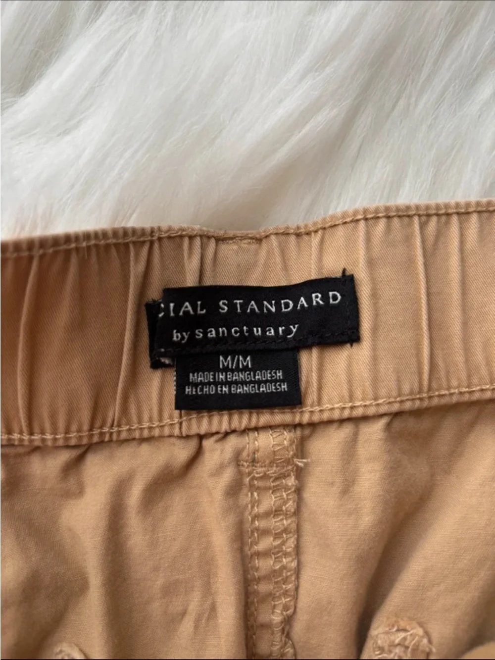 Women’s Tan Cargo Skirt  - Classic Casual Style